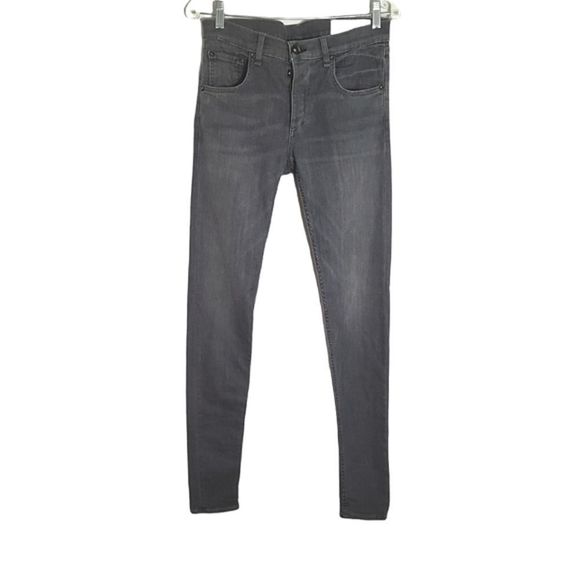 RAG & BONE Mens Jeans Grey Fit 1 Extra Slim Legs Button Fly Denim Size 31 - Picture 5 of 15
